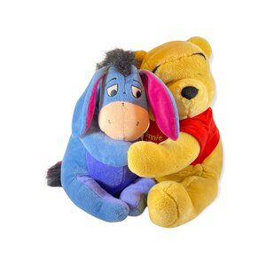 Winnie The Pooh & Eeyore Plush Hugging Dolls Stuffed Toys Soft Huggable Gift For